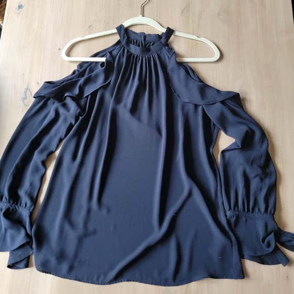 Loft Navy Blue Blouse - Picture 2 of 7